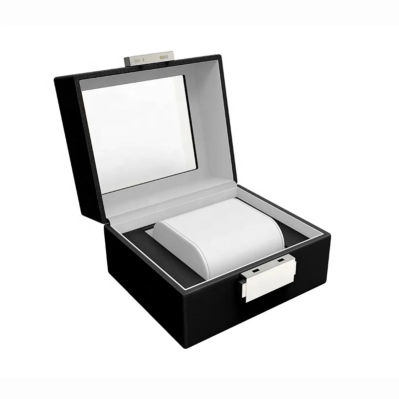 Jewelry Box Case Packaging Case for Men's Watches High Quality PU Leather Stylish Design