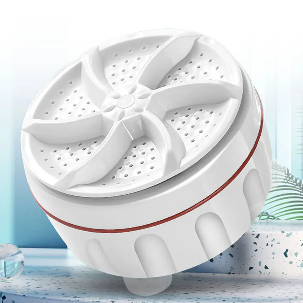 Ultrasonic Washing Machine Laundry Portable Travel Washer Air Bubble And Rotating Mini Washing Machine