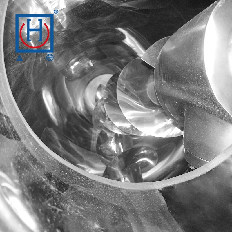 SHJ Series Double Screw Cone Powder Mixer Machine Silicone emulsion mixing machine