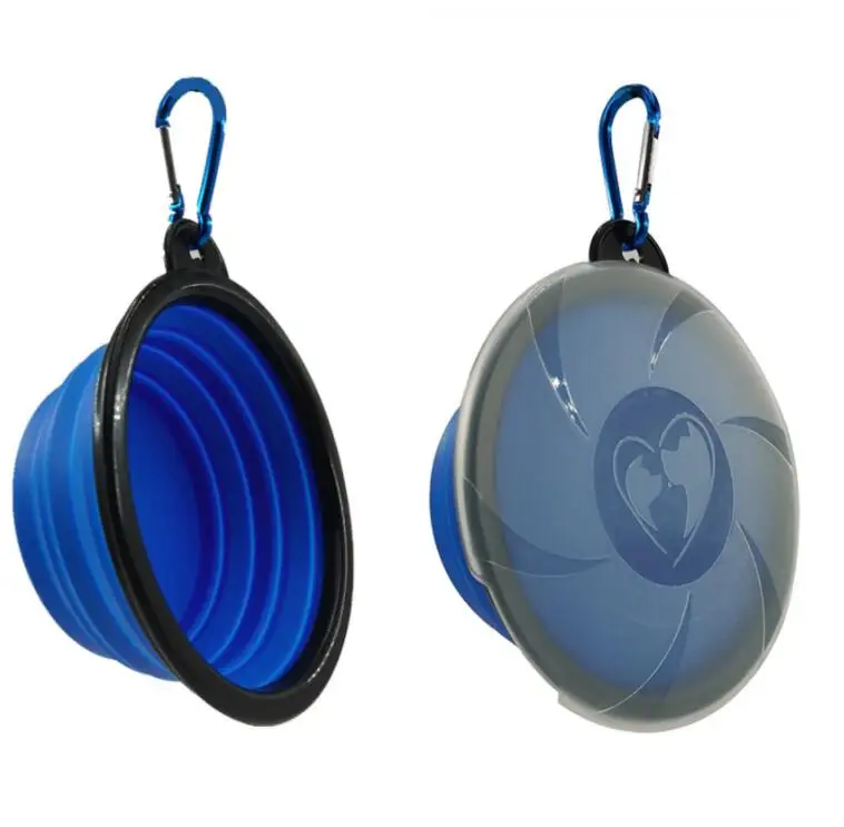 Дорожная миска для прогулок и собак, силиконовая миска для кормления домашних животных, новый дизайн