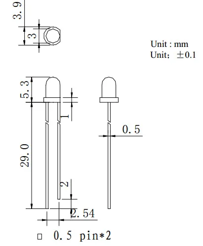 Hot Sale 3mm/5mm Infrared Receiver Infrared transmitter tube infrared transceiver diode pair Ir Led 940nm