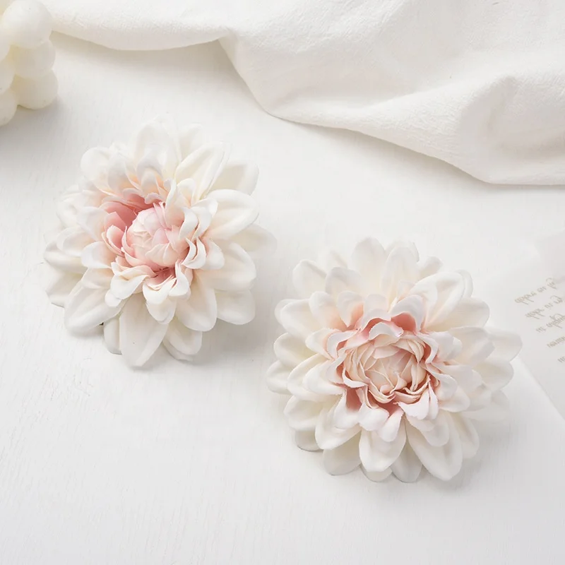 wedding and home decorative artificial dahlia flower heads
