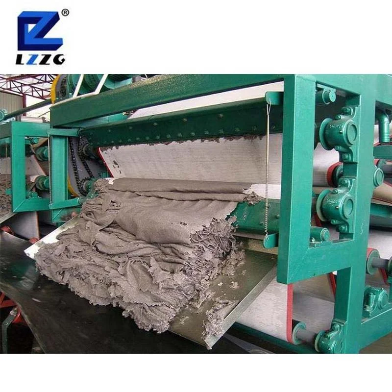 LZZG low electric consumption belt press filtrate for sludge dewatering treatment from factory