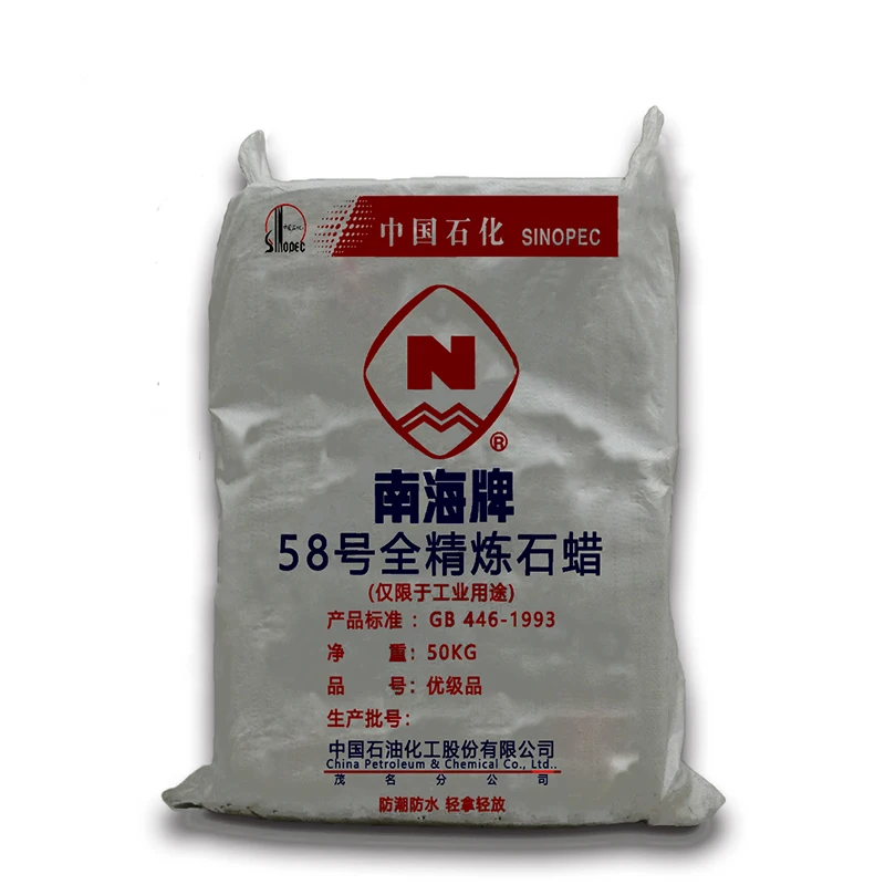 
Wholesale Low Oil No. 58 Fully Refined Paraffin Suitable for Carbon Paper, Wax Paper Original Packaging 