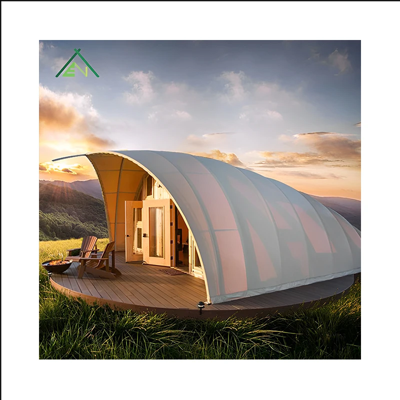 resort beach triangle ice design $100 outdoor clear customized glamp glass hotel tent for camping for sale