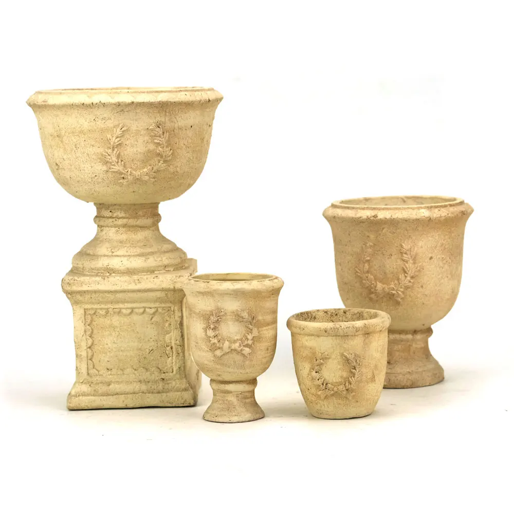 
Multi shape garden urns 