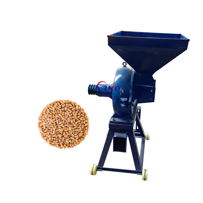 high production maize corn rice soybeans beans wheat crushing machine/cornmeal grinder