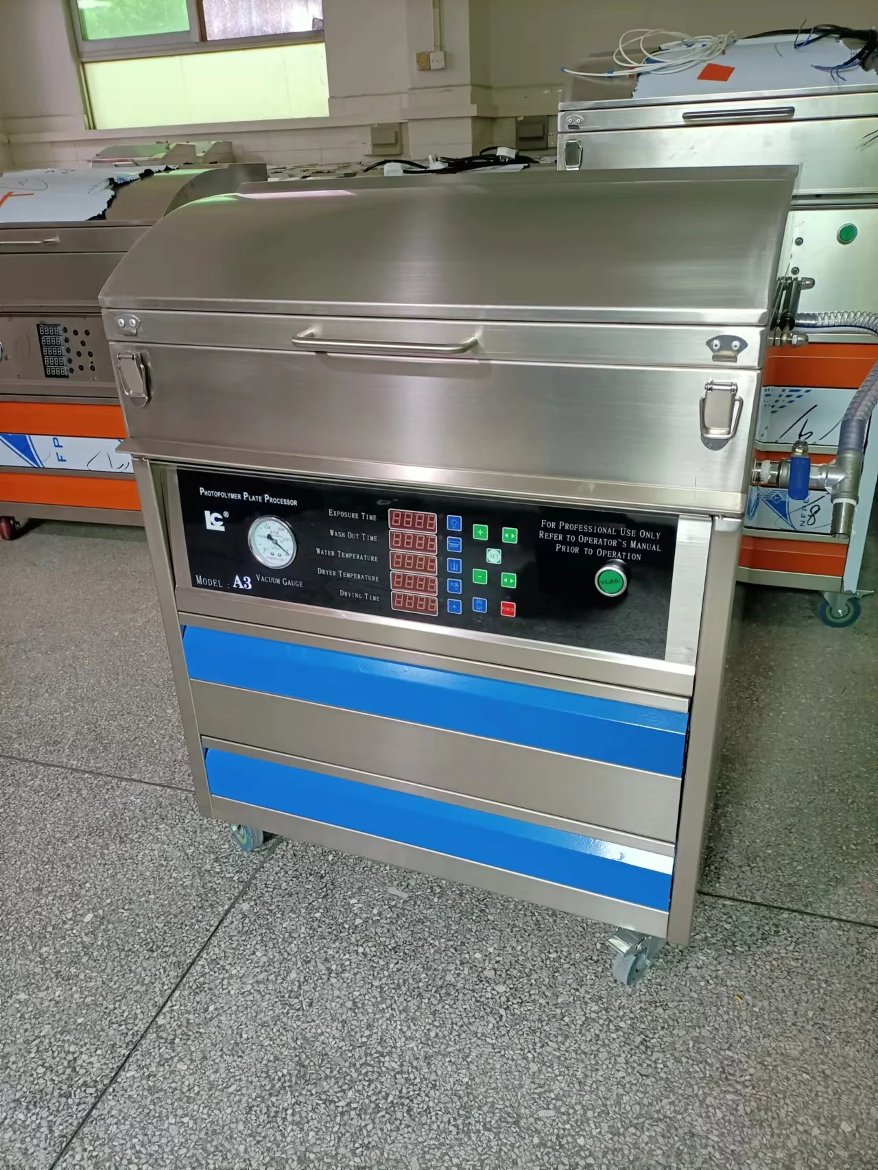 photopolymer Polymer Soft Plate Exposure Making Machine for Flexographic Printing Machine price