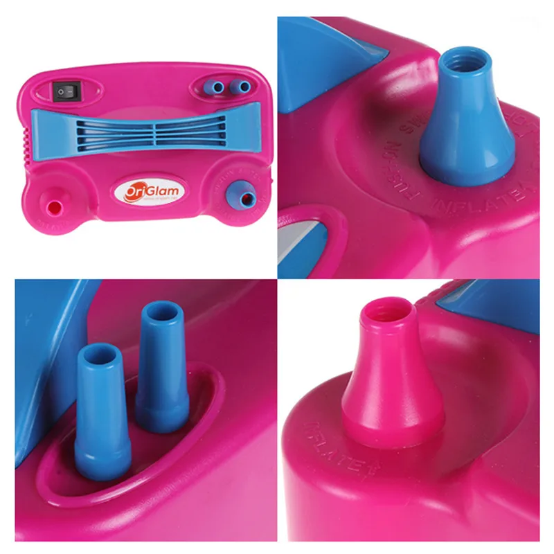 220V New Double Hole 73005 HT-501 High Voltage AC Inflatable Electric Pump Air Balloons Inflator Machine