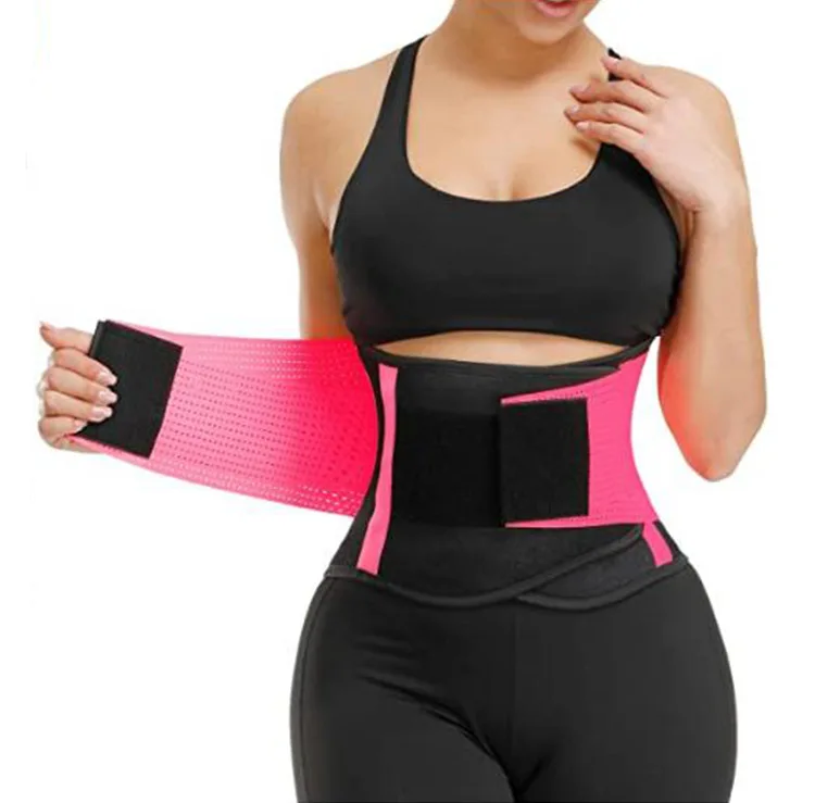 
cheap brand your own double band breathable strong unisex stretchable waist trainer 