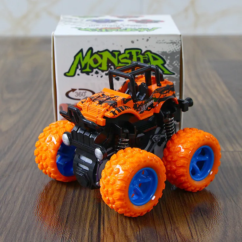 Toy Car For Kids Four-Wheel Drive Inertia Stunt Off-Road Vehicle Model Push and Go Birthday Toys for Kids
