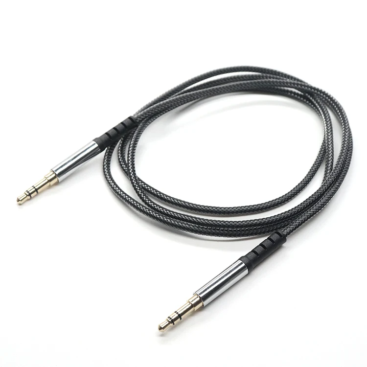 3.5mm Male to Male Extension Stereo Audio Adapter with Slim and Soft Aux Cable Nylon braided