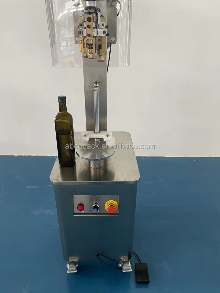 Factory Price Semi Automatic Capping Machine Red Wine Stelvin Bottle Aluminum Thread Ropp Capping Machine