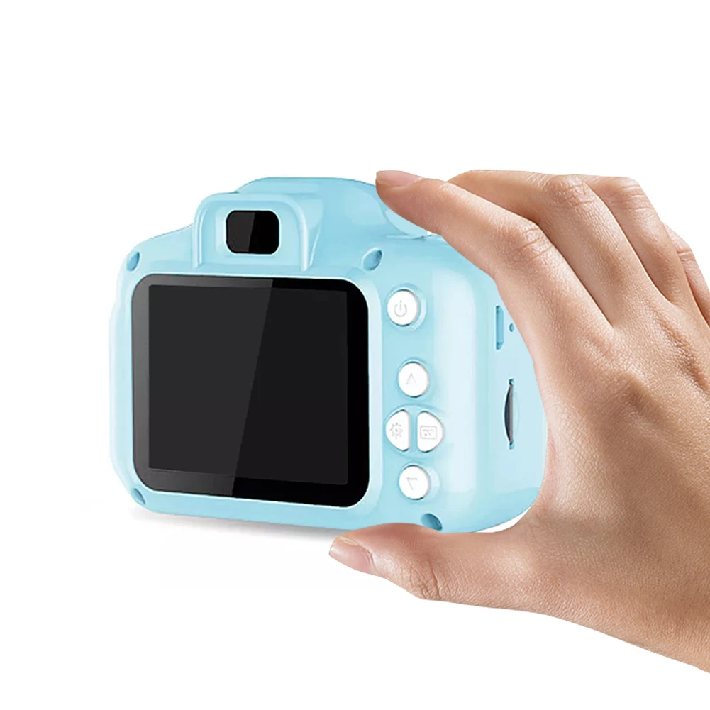 Fashion Portable Cartoon Smart ABS Outdoor Photography Chargeable Mini Digital Camera 2 Inch IPS Screen 1080P Toddler Toy Camera