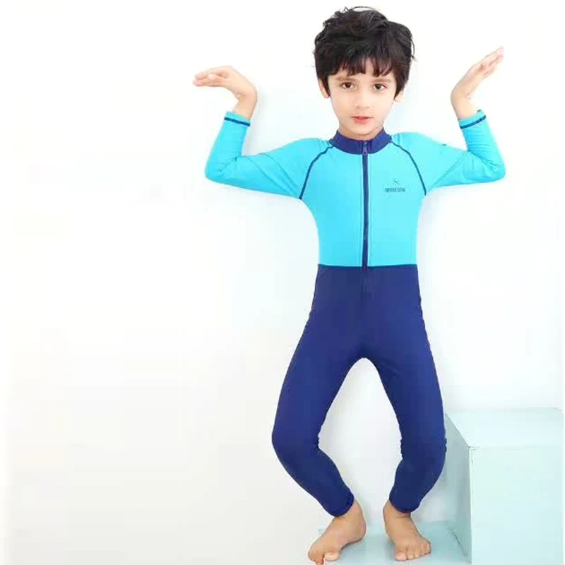 Amazon hot selling Essentials Baby Long-Sleeve swimwear,Trunk Swimsuit Sets,quick dry children bathing wear