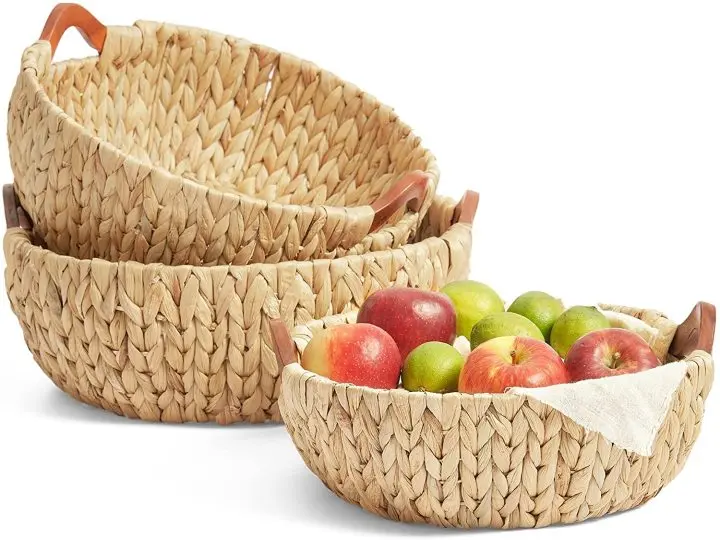 The Manufacturer Listing Storage Handle Baskets Amazon Above Kitchen Cabinets And Shelves wicker waste Basket