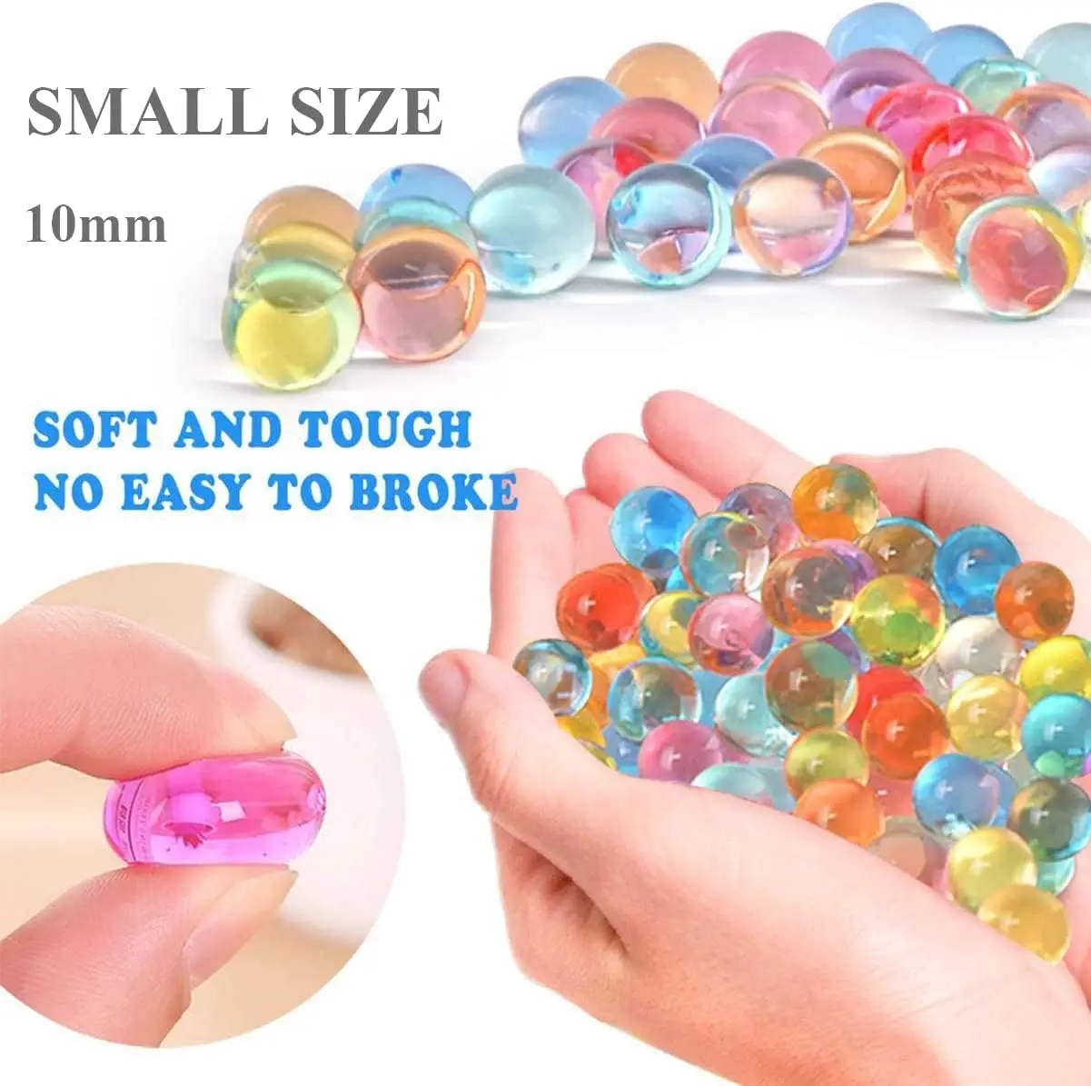 Perfect Kraft Non-Toxic Water Beads for Kids Growing Balls Crystal Colorful Water Beads Growing Balls