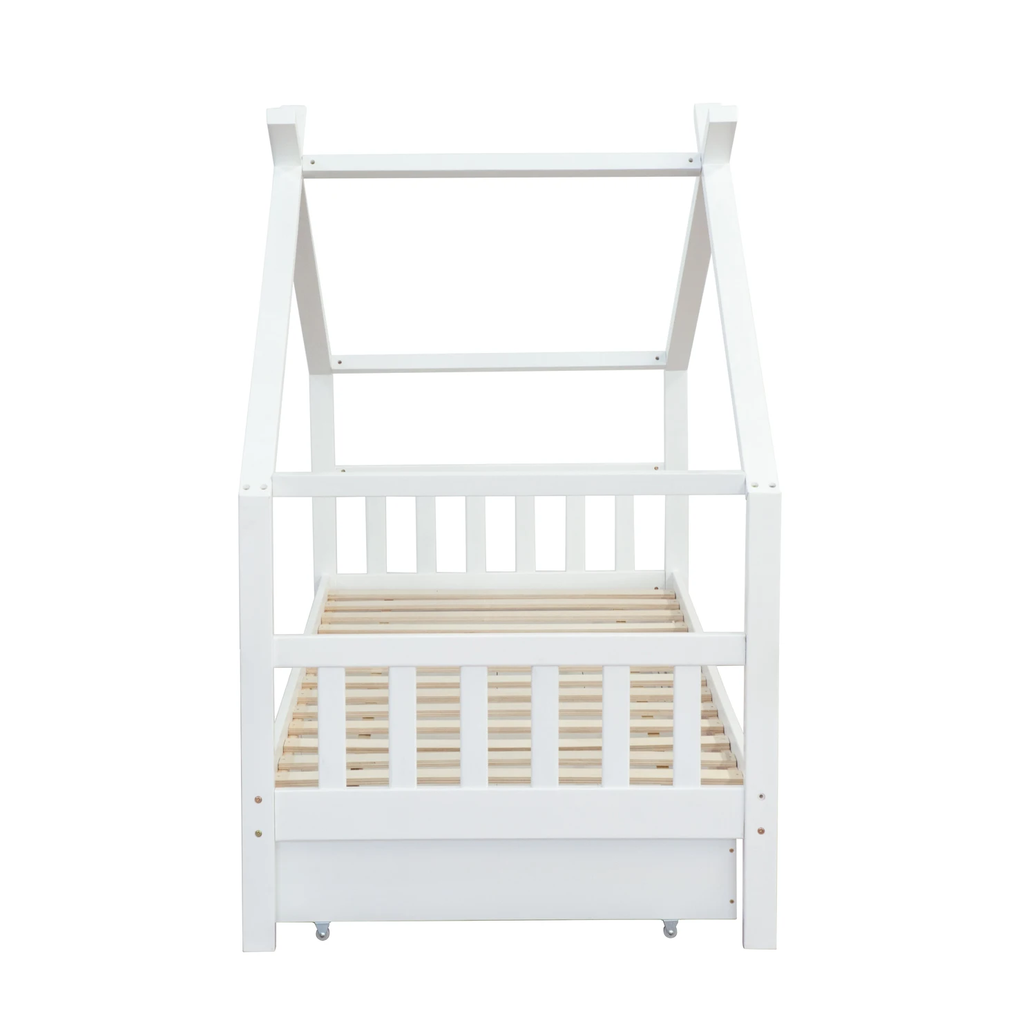 
No.1334 Kids Children Bed Kids Bed Solid Pine Wood Toddler Bed 