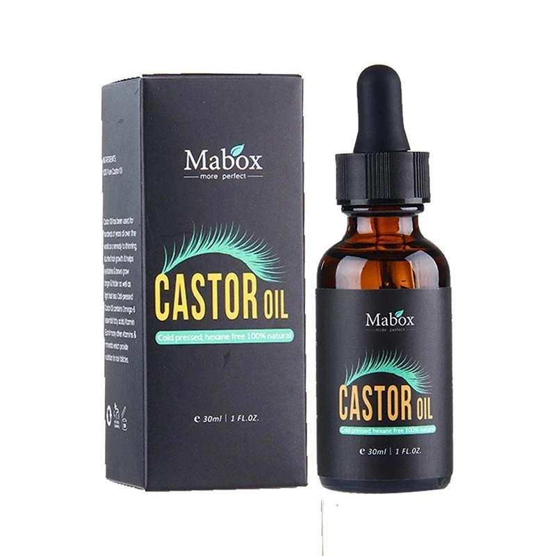 Private Label Cold Pressed Certified Pure Jamaican Black Castor Oil Wholesale Organic Eyelash Castor Oil for Hair Growth
