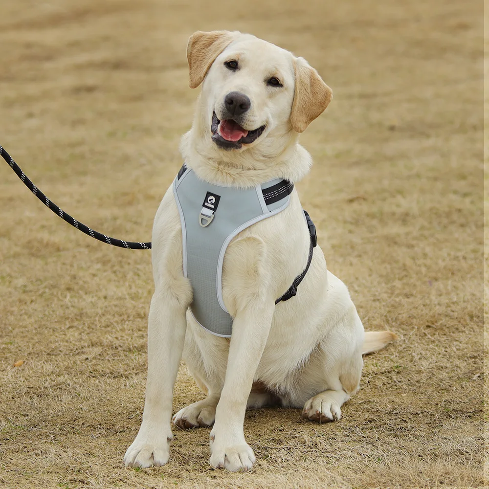 Custom Logo Big Adjustable Non Pull Hunting Harness Outdoor Tactical Military K9 Army Dog Safety Vest Harness for Dog