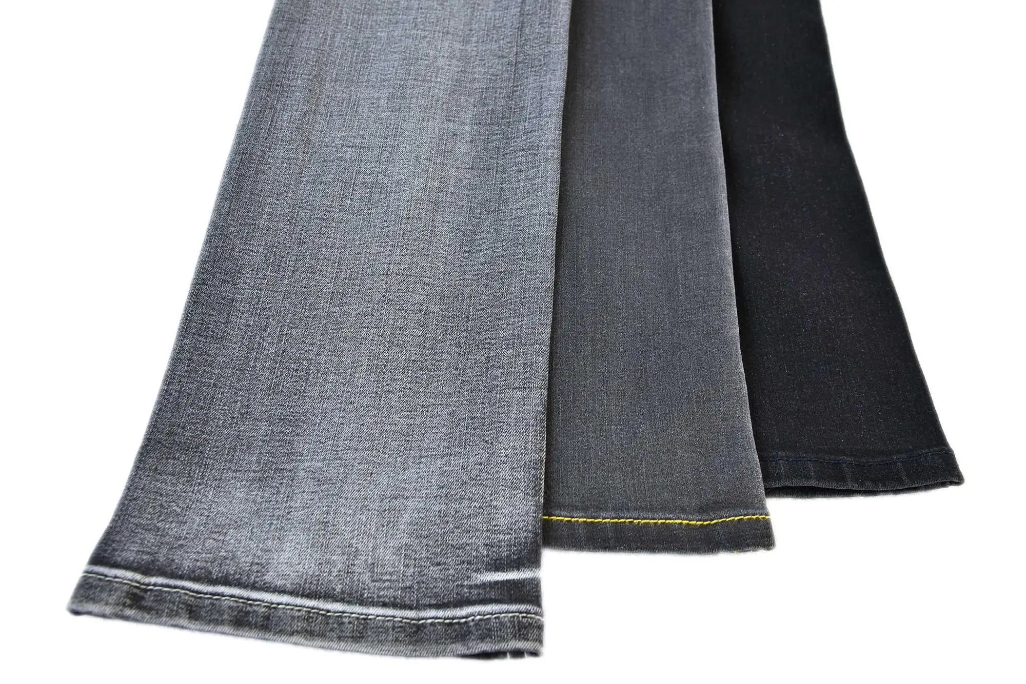 Comfortable stretch cotton polyester spandex viscose elastic denim fabric
