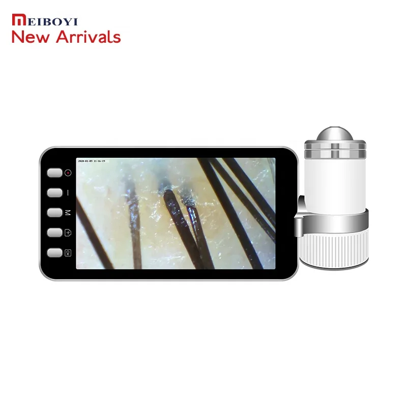 2024 New Arrival Home Use Beauty Salons Equipment Portable UV exposure Scalp Scanner Hair Analyzer Handheld Machine