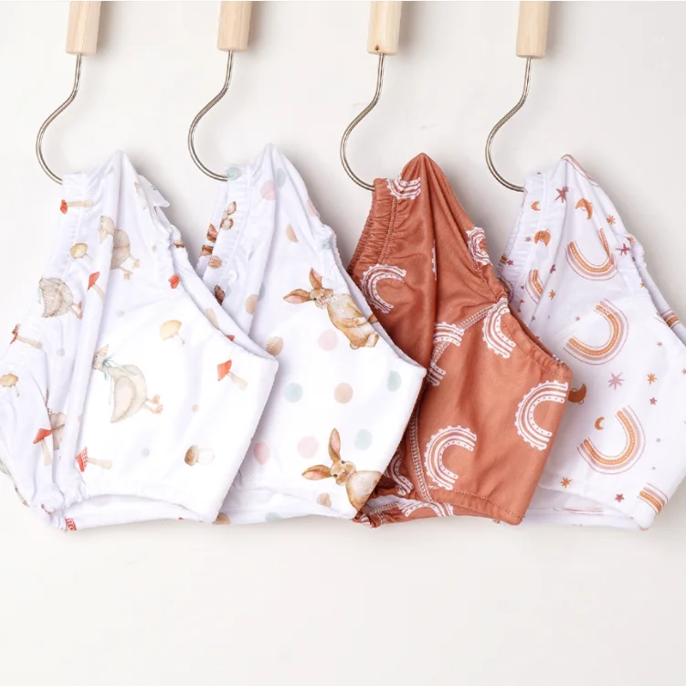 Happyflute Cotton Training Pants Baby  Soft Cloth diaper Toddler Potty Training Underwear wholesale