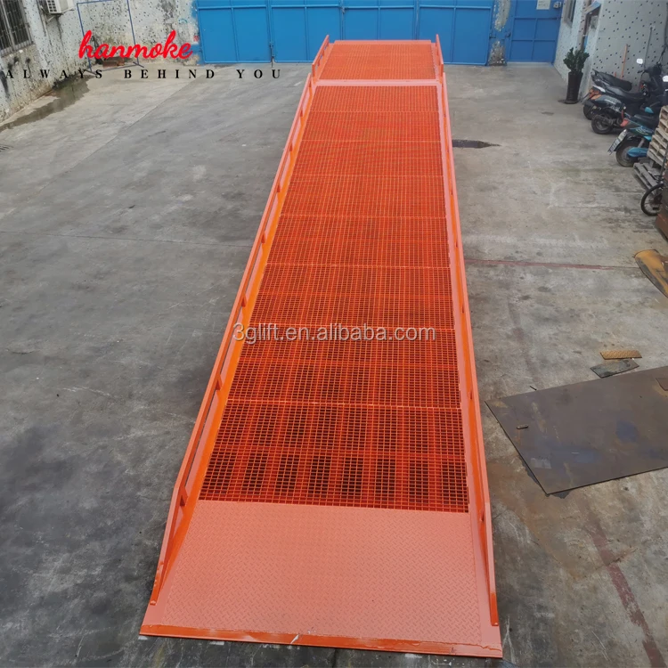 6-15T container loading dock ramp/mobile ramp for forklift