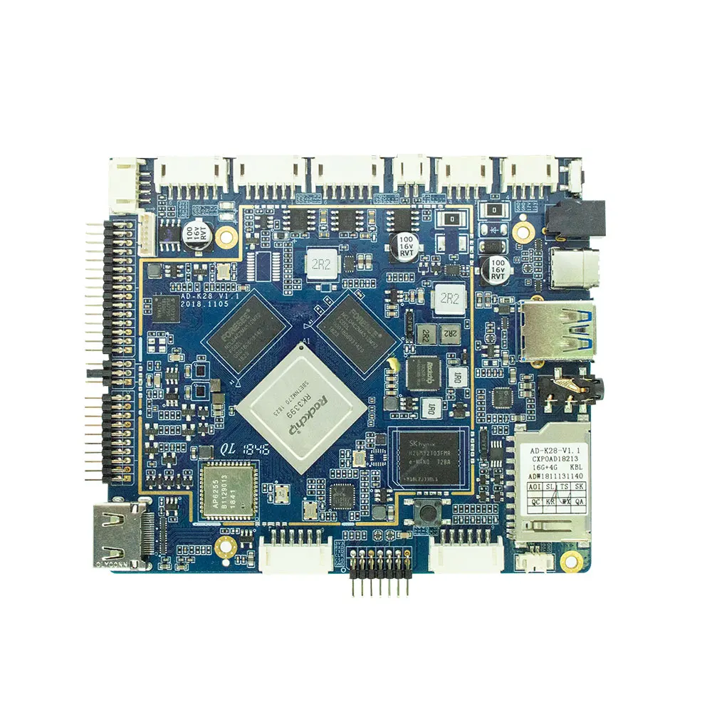 Custom Industrial Embedded PCBA Development Board Rockchip Android Motherboard