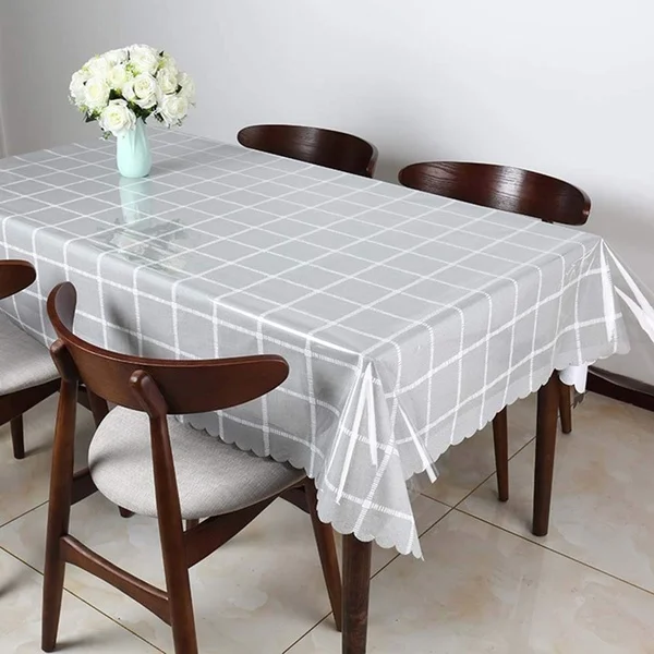 Soft Glass Flexible Tablecloth Table Transparent Floor Mat Table Protector Cover Pvc Cloth