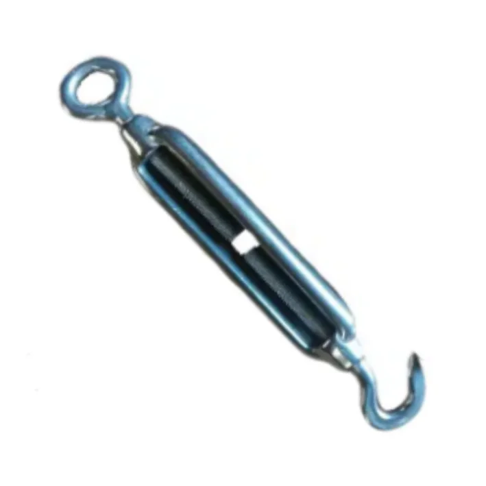 Open body stainless steel rigging hardware  wire rope turnbuckle with eye and hook