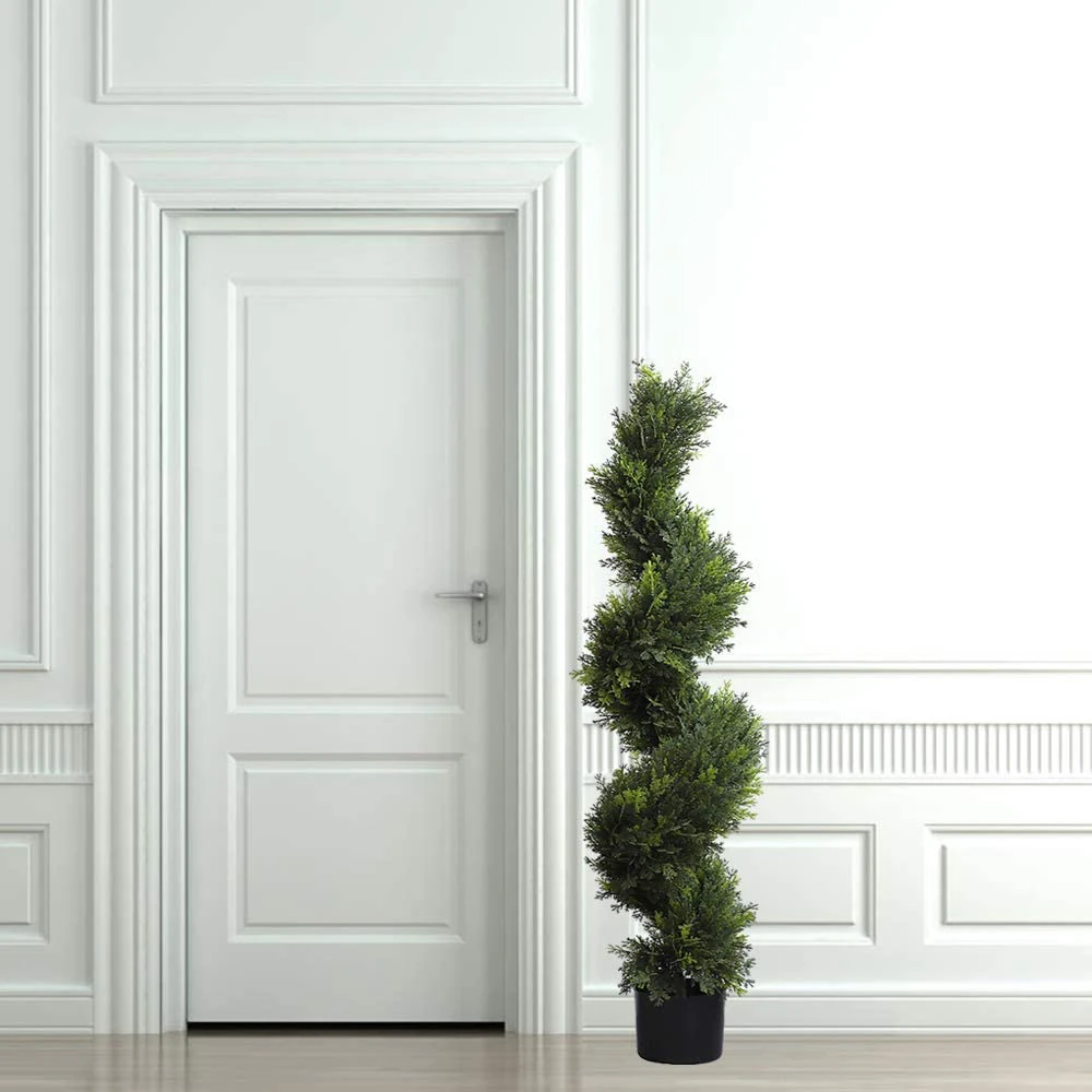 Garden Ornaments faux Cypress spiral tree Garden Landscaping Christmas Spiral Tree artificial plant topiary tree Decor For home