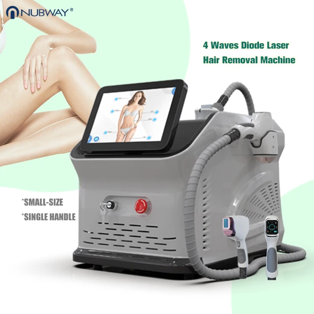 Nubway Diode Laser Hair Removal Machine Portable 1064 nm Permanent Hair Removal Machine with Painless