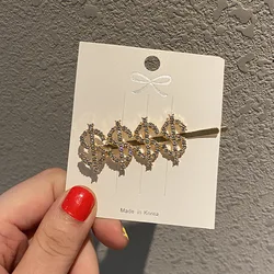 Free Shipping Letter Words Hairpin Bling Rhinestone Hair Clips Crystals Kids Hair Accessories Hot Sell Hair Clips