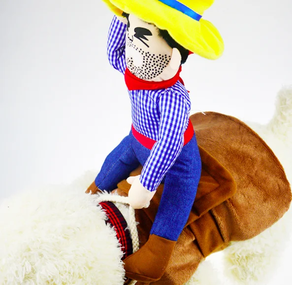 Dog clothes cat pet supplies pet riding equipment dress Halloween funny small medium dog leotard coat clothes role play