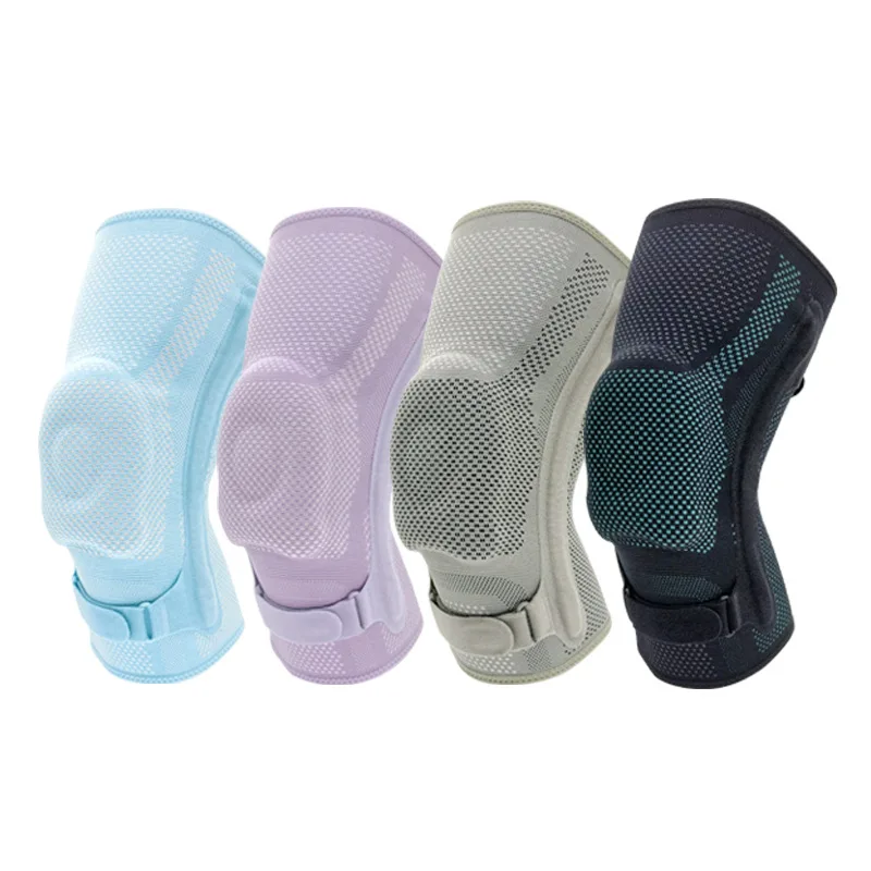 Good quality knee support brace Sports running basketball cycling knee pads meniscus anti slip knee pad