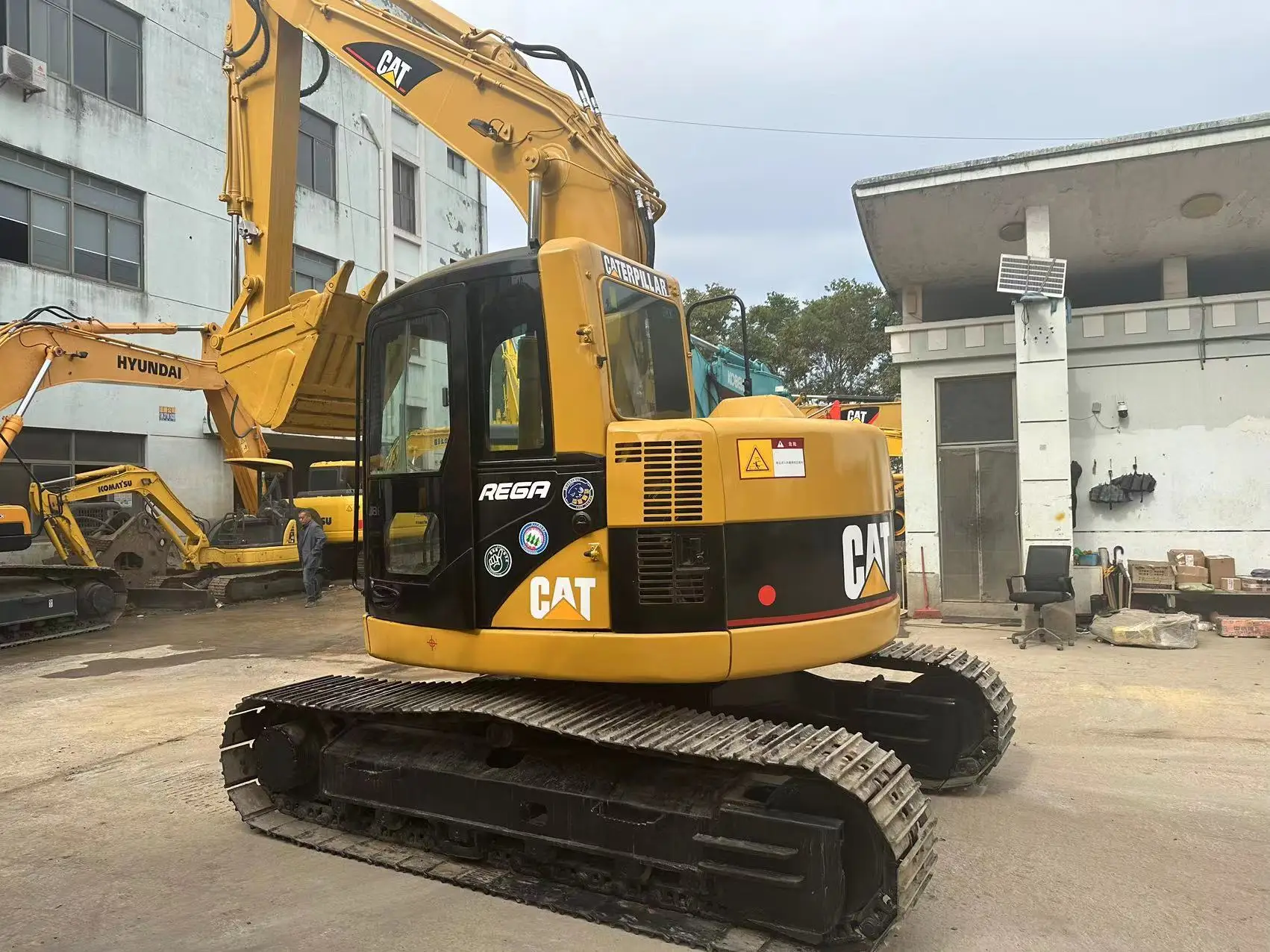 Caterpillar Original Large Construction Equipment Caterpillar CAT313C Used Crawler Excavator Cat313C