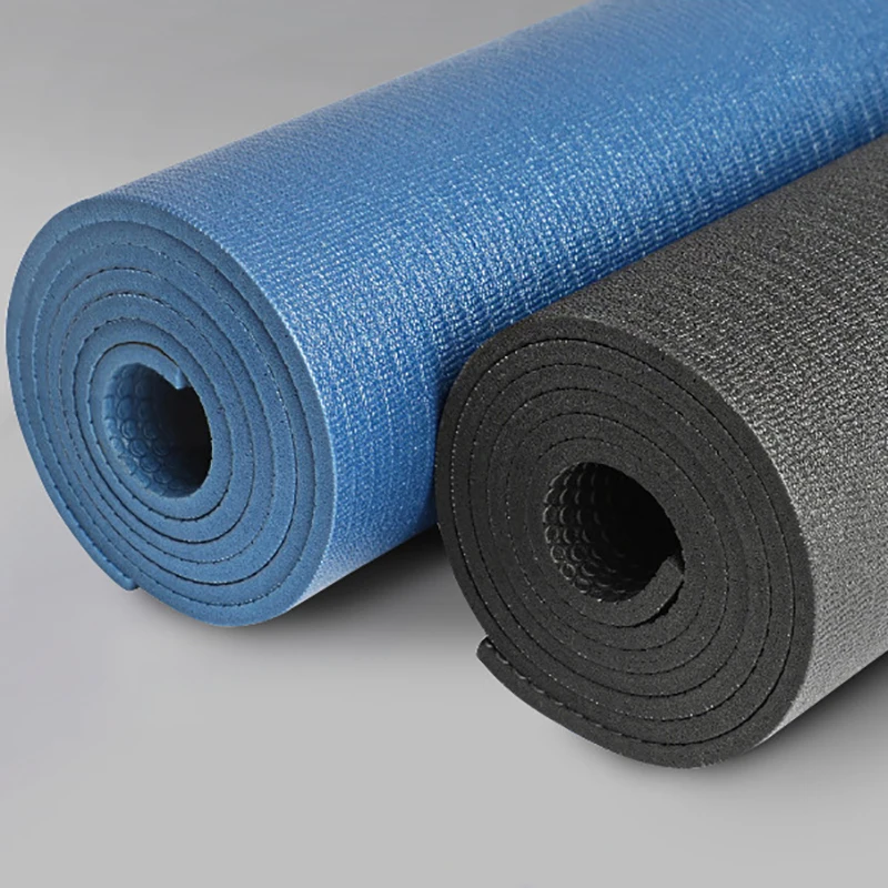 Wholesale High Density Custom Logo Eco Friendly Anti Slip Strong Grip 5mm 6mm 8mm Pvc Black Yoga Mats Yogamat