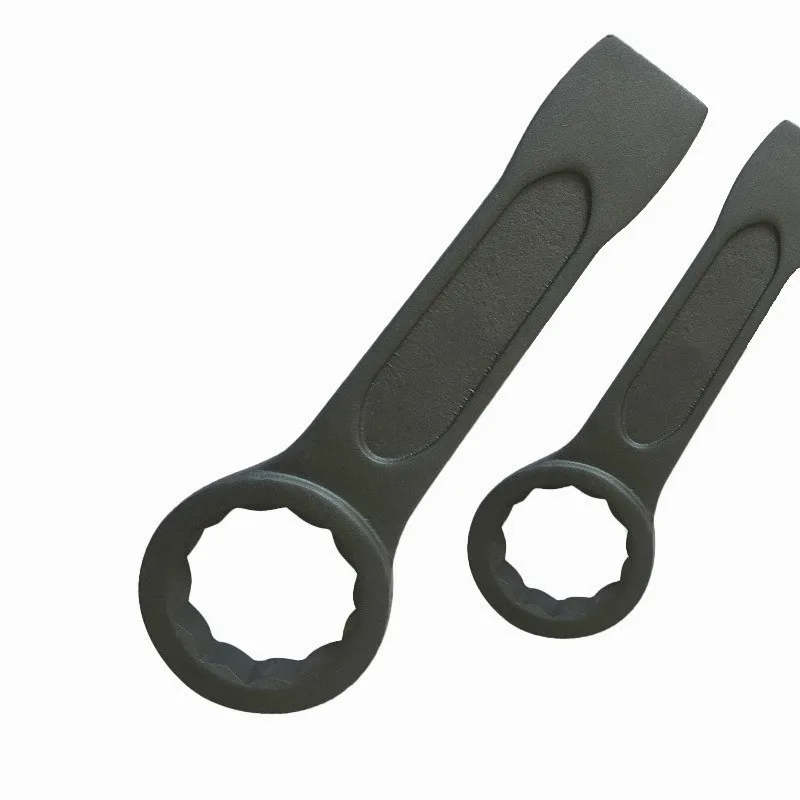 46mm Industrial grade heavy percussion black Fixed Head Ring spanner Torque Wrench