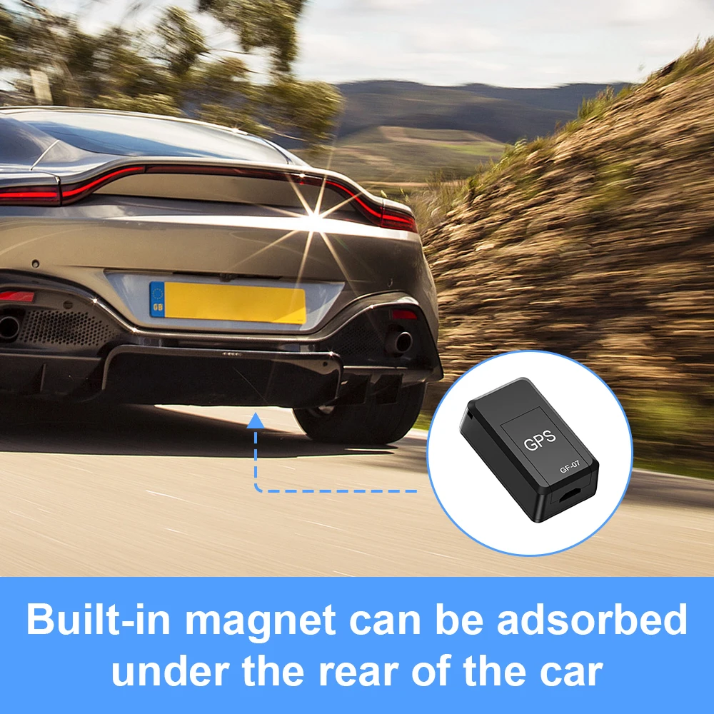 GF-07 Mini GPS Tracker Small Tiny Gps Tracker for Vehicles Car Kids Gps Tracker for Motorcycles GSM SIM Card Tracking Device