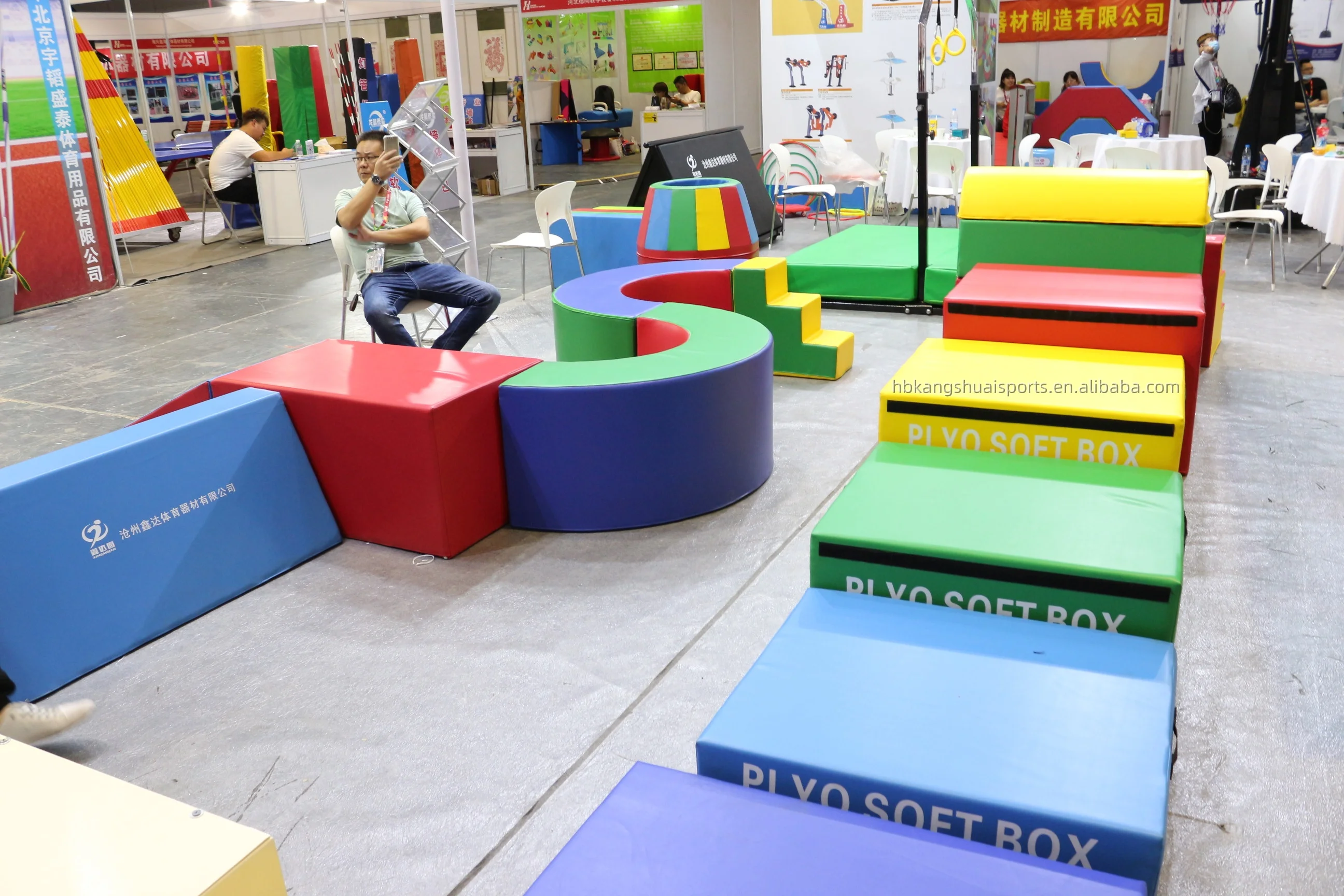 Top Quality Cheap Price Physical Training Plyometric Exercise Jumping Box Fitness Gymnastic Strength Training  Plyo Box