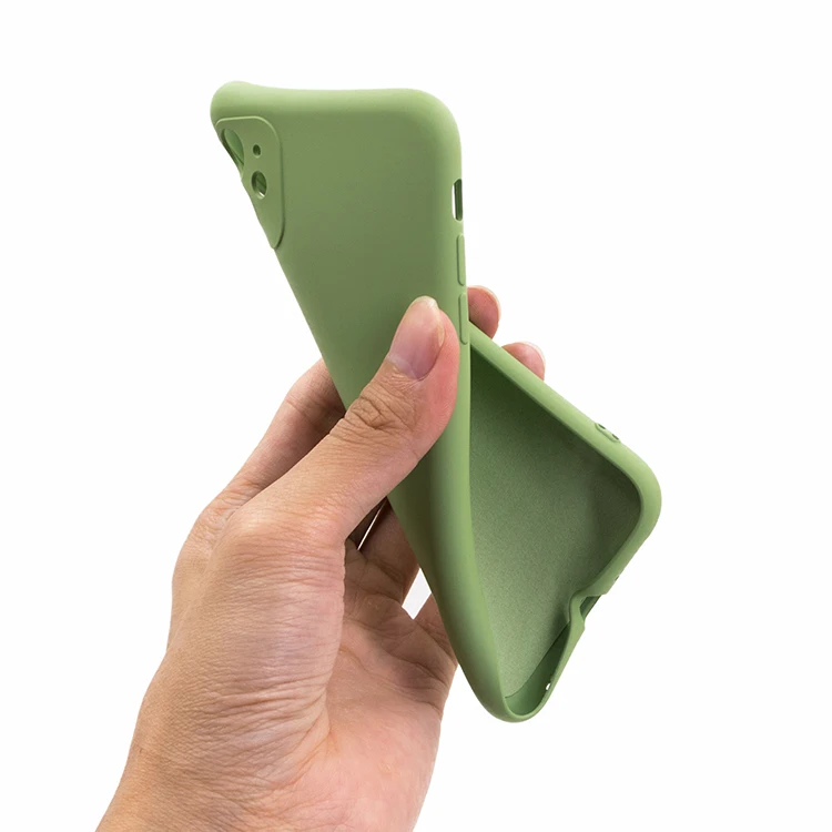  Мягкий силиконовый чехол Slimoro из ТПУ для телефона iPhone 11 12 Pro Max водонепроницаемый матовый