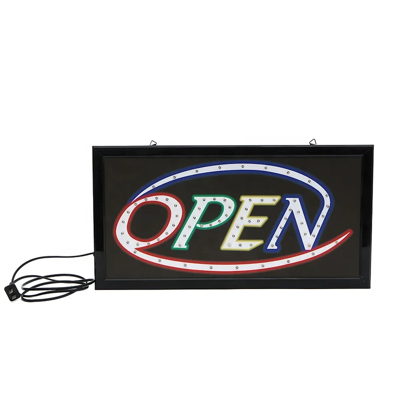 Hot sale open LED store signage signboard luminous screen led display panel