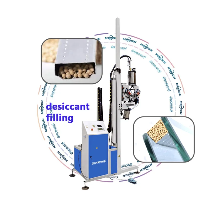 Automatic Manual Glass Sealing Machine Insulated Glass Molecular Sieve Desiccant Filling Machine