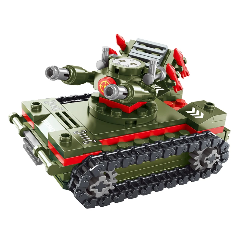 Model 1530 HIQ Factory Blocks & Model Building Toys Tank 183+pcs Bricks Kids Toys 2024