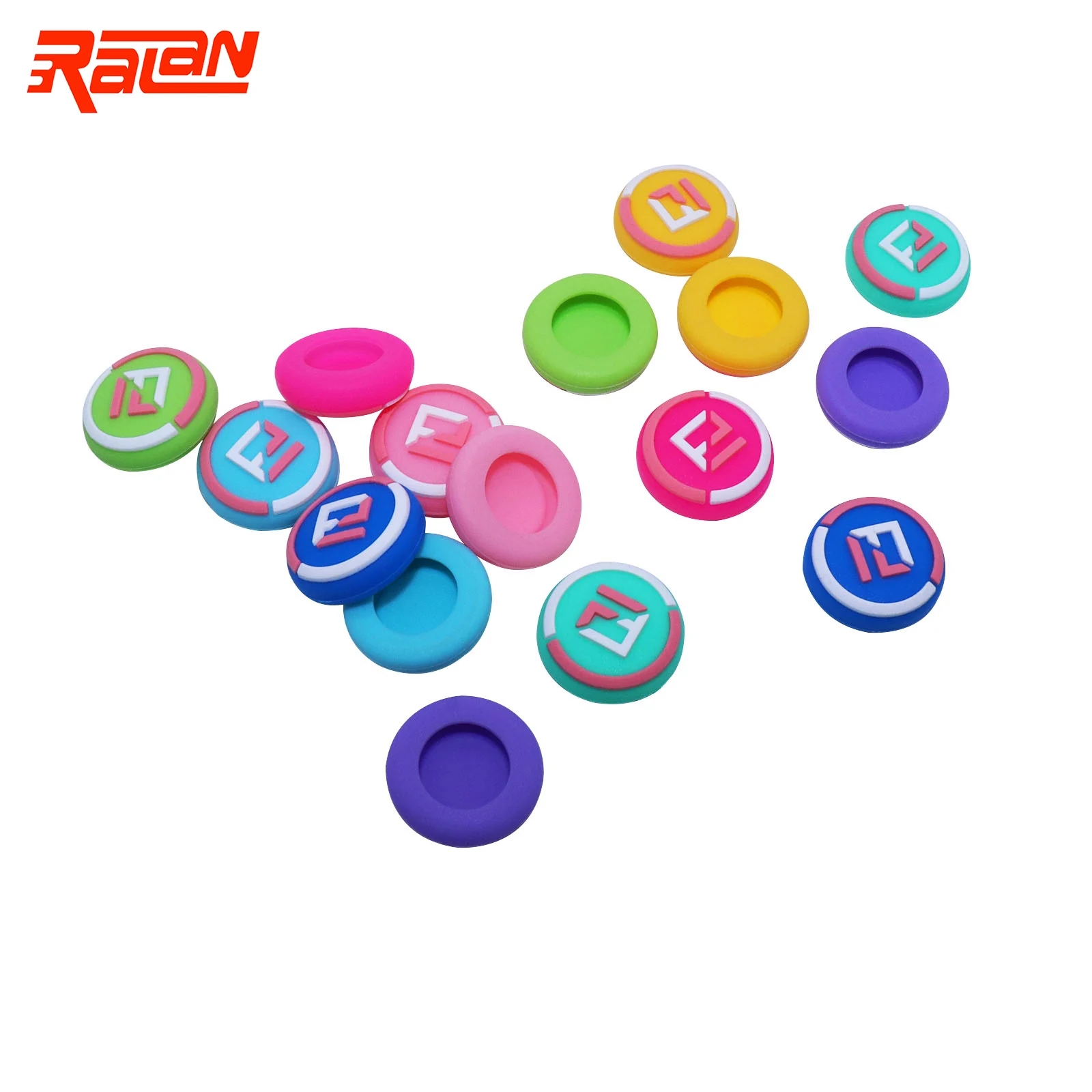 RALAN Fror Xbox Thumbstick Replacement Protective Silicone Thumb Grips For Xbox Series S/PS4/PS5/Switch Pro