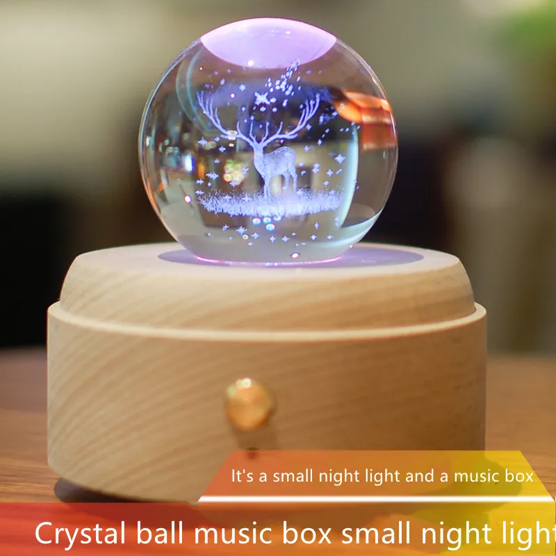 Manufacturers wireless music night lamp baby sleeping night lamp Crystal led night light