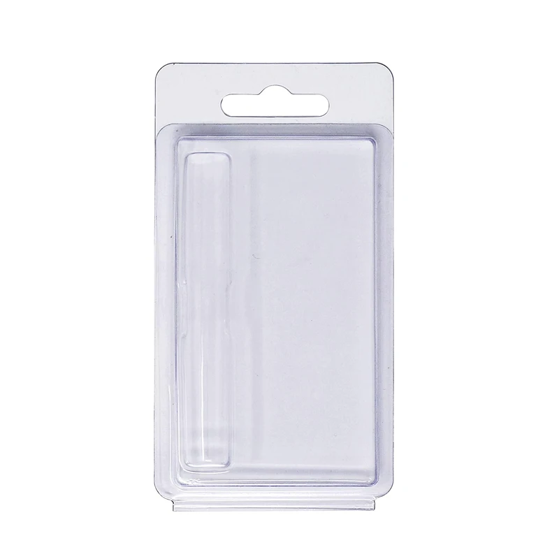Factory Price Customized Clear Plastic Pvc Clamshell Blister Case Packaging For 1ml Cartridges 3M Double-sided adhesive