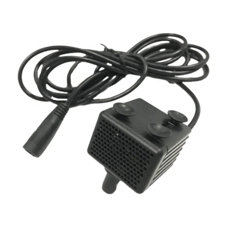 Long life low power high efficiency ultra-quiet CE 1-5W 0.5-2M 30-180LPH DC jack 12 volt mini submersible pet drink water pump