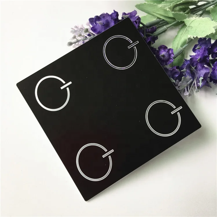 Glass factory customized White printed touch switch panel glass design